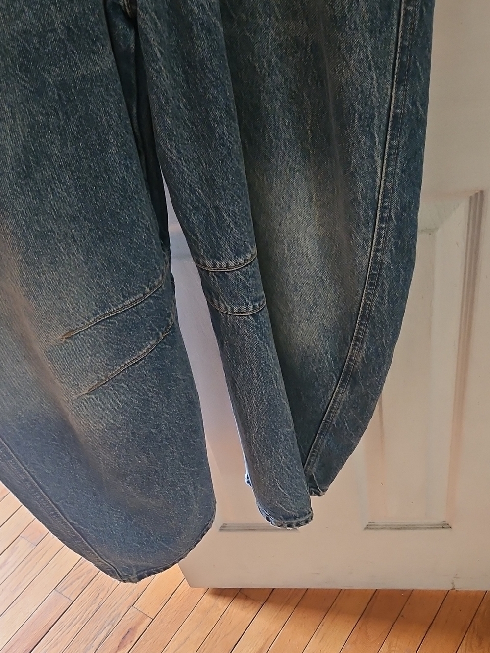 We The Free Light Wash Denim Overalls - Picture 3 of 6